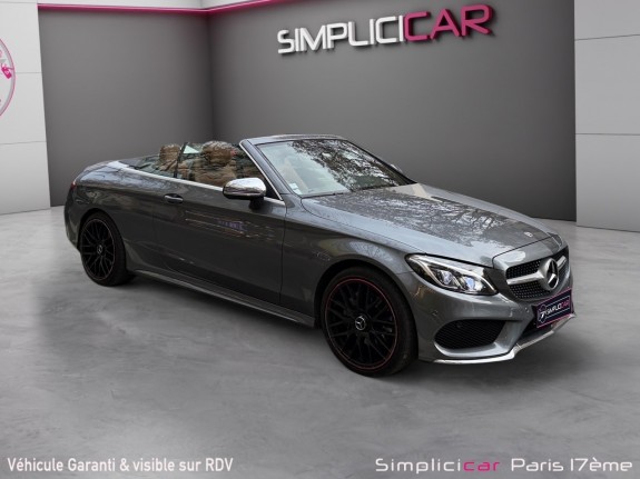 Mercedes classe c cabriolet 180 / kit c43 amg / carplay / camera de recul occasion paris 17ème (75)(porte maillot)...