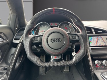 Audi r8 v8 quattro r-tronic 420 cv - carplay - caméra de recul - pack carbon exterieur et intérieur - bang  olufsen...