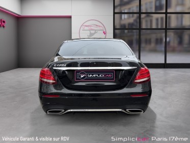 Mercedes classe e 220 d 9g-tronic amg line entretien mercedes/garantie 12 mois occasion paris 17ème (75)(porte maillot)...