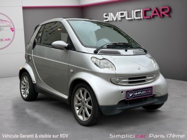 Smart  fortwo cabriolet occasion paris 17ème (75)(porte maillot) simplicicar simplicibike france