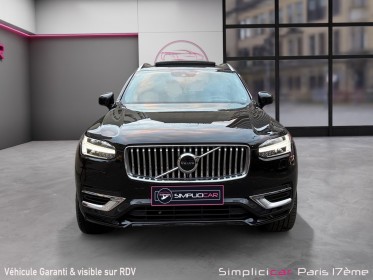 Volvo xc90 recharge t8 awd 30387 ch geartronic 8 7pl inscription luxe garantie 12 mois occasion paris 17ème (75)(porte...