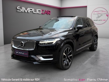 Volvo xc90 recharge t8 awd 30387 ch geartronic 8 7pl inscription luxe garantie 12 mois occasion paris 17ème (75)(porte...
