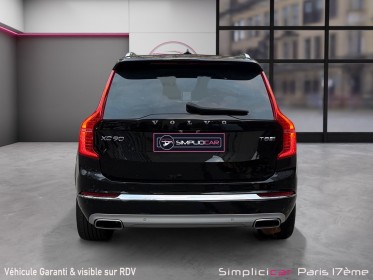 Volvo xc90 recharge t8 awd 30387 ch geartronic 8 7pl inscription luxe garantie 12 mois occasion paris 17ème (75)(porte...