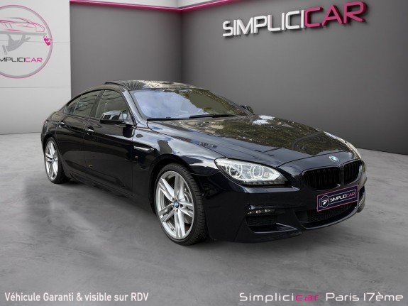 Bmw serie 6 gran coupe f06 640d 313ch affichage tete haute/sieges chauffant electrique memoire/toit ouvrant garantie 12 mois...