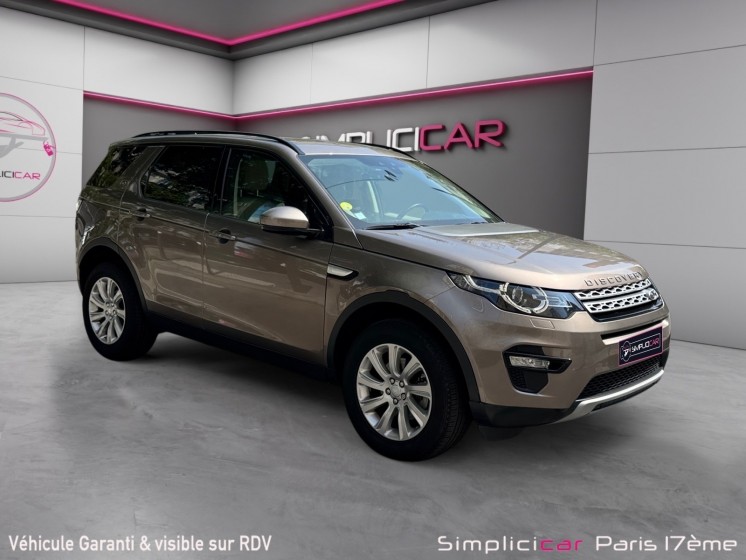 Land rover  discovery sport  2.0 td4 hse mark i/sieges Électriques / camera de recul /garantie 12 mois occasion paris 17ème...