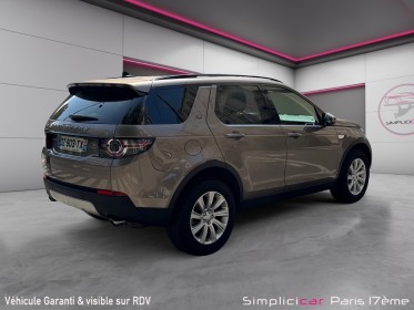 Land rover  discovery sport  2.0 td4 hse mark i/sieges Électriques / camera de recul /garantie 12 mois occasion paris 17ème...