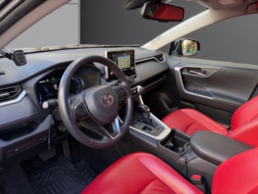 Toyota rav4 hybride my22 222 ch awd-i dynamic/ camera de recul / cuir rouge / entretien toyota occasion paris 17ème...