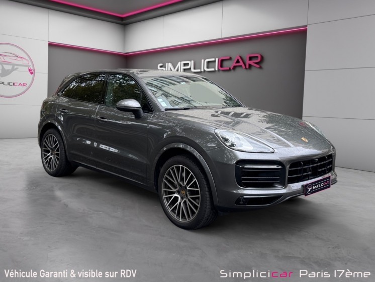Porsche cayenne 3.0 v6 340 ch tiptronic bva.  toit ouvrant panoramique / bose /full entretient porsche occasion paris 17ème...