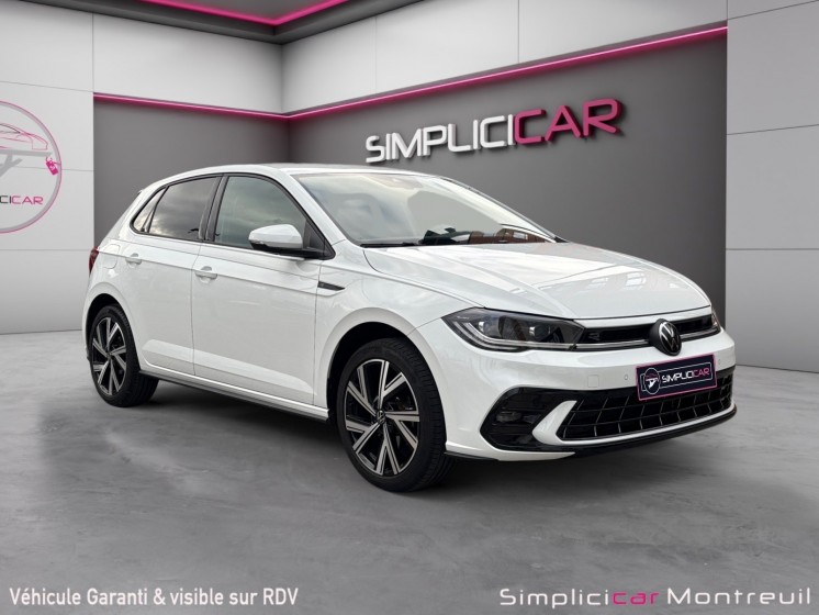 Volkswagen polo 1.0 tsi 110 ss dsg7 r-line occasion montreuil (porte de vincennes)(75) simplicicar simplicibike france