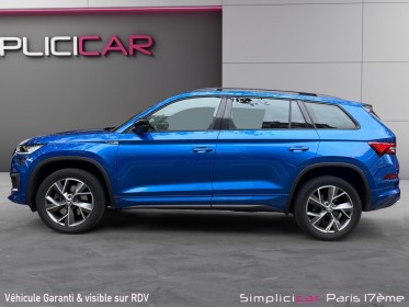 Skoda kodiaq 2.0 tdi 150 scr dsg7 4x4 7pl sportline/ toit ouvrant panoramique / sieges chauffants/ camera 360 occasion paris...