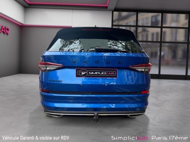 Skoda kodiaq 2.0 tdi 150 scr dsg7 4x4 7pl sportline/ toit ouvrant panoramique / sieges chauffants/ camera 360 occasion paris...
