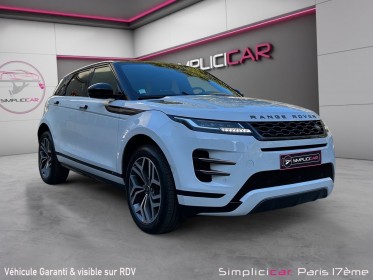 Land rover  range rover evoque  150 2.0 td4 16v mhev awd  dynamic r - apple carplay - camÉra de recul - 1er main - toit......
