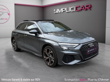 Audi a3 sportback 40 tfsie 204 s tronic 6 s line - garantie 12 mois - acc - keyless - toit ouvrant - camÉra de recul...