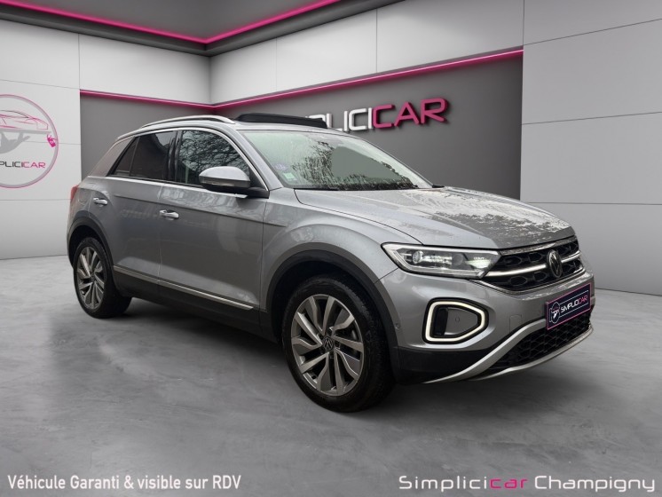 Volkswagen t-roc 1.5 tsi evo 150 style exclusive - toit ouvrant - cuir - carplay - full options occasion champigny-sur-marne...