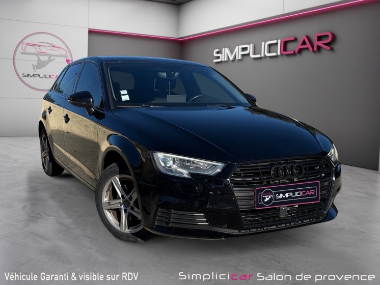 Audi a3 sportback 1.0 tfsi 115/radar ar/sièges chauffants/carplay/alarme/garantie occasion simplicicar salon de provence...
