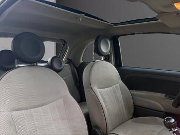 Fiat 500 lounge toit panoramique bon état général garantie 12 mois occasion simplicicar mery-sur-oise simplicicar...