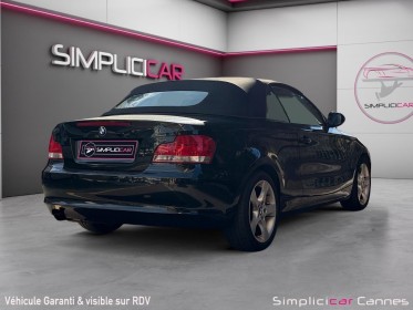 Bmw serie 1 cabriolet e88 118i 143 ch luxe a occasion cannes (06) simplicicar simplicibike france