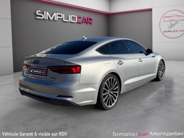 Audi a5 sportback 2.0 tdi 190ch s tronic 7 quattro s line carplay occasion montpellier (34) simplicicar simplicibike france