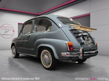 Fiat 600 d 2 eme serie 767 cm3 vehicule de collection 4 cv 29 ch din occasion simplicicar vichy simplicicar simplicibike france
