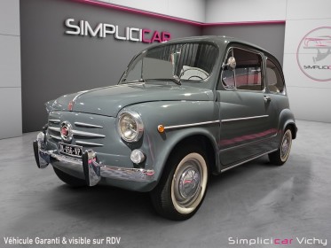 Fiat 600 d 2 eme serie 767 cm3 vehicule de collection 4 cv 29 ch din occasion simplicicar vichy simplicicar simplicibike france