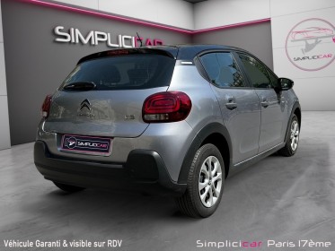 Citroen c3 c3 bluehdi 100 ss bvm6 shine occasion paris 17ème (75)(porte maillot) simplicicar simplicibike france