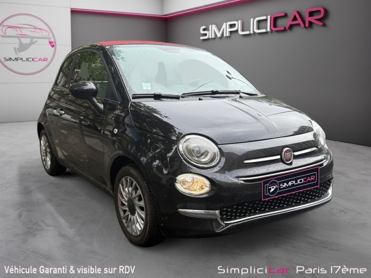 Fiat 500c dolcevita garantie 12 mois occasion paris 17ème (75)(porte maillot) simplicicar simplicibike france
