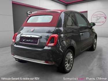 Fiat 500c dolcevita garantie 12 mois occasion paris 17ème (75)(porte maillot) simplicicar simplicibike france