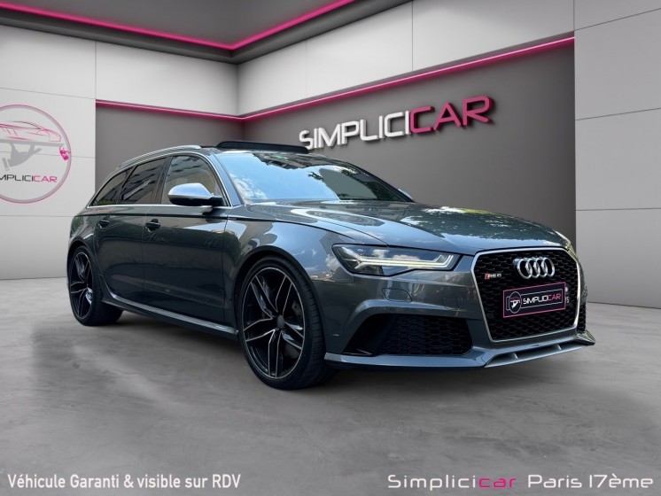 Audi rs6 avant v8 4.0 tfsi 560 quattro tiptronic 8/ toit ouvrant/ siége electrique a memoire, chauffant/ cuir complet/......