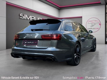 Audi rs6 avant v8 4.0 tfsi 560 quattro tiptronic 8/ toit ouvrant/ siége electrique a memoire, chauffant/ cuir complet/......