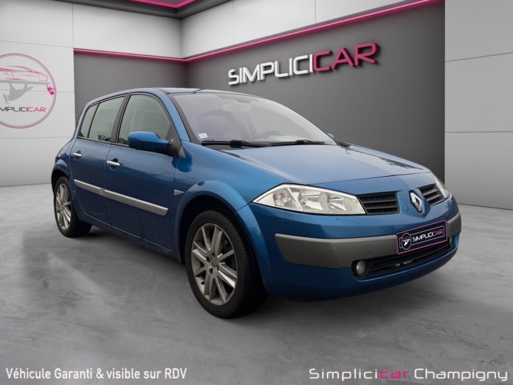 Renault megane ii 1.6 16v climatisation - entretien à jour - garantie 12 mois occasion champigny-sur-marne (94) simplicicar...
