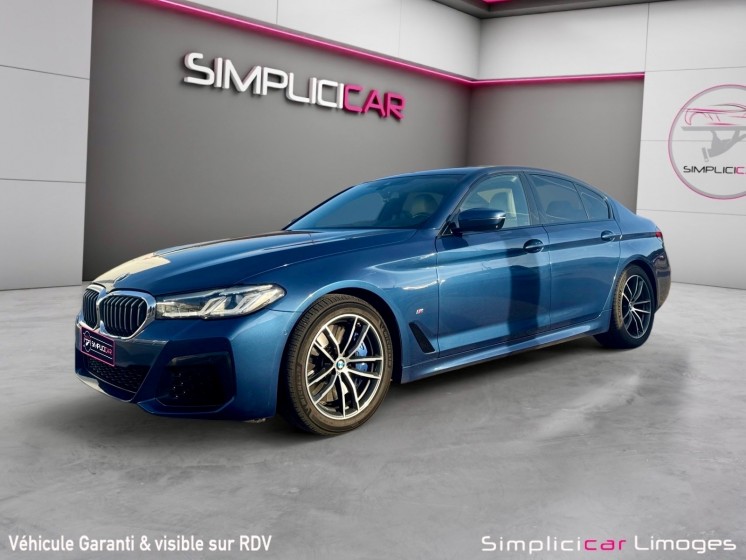 Bmw serie 5 g30 lci 530d twinpower turbo xdrive 286 ch bva8 m sport garantie 12 mois occasion simplicicar limoges ...