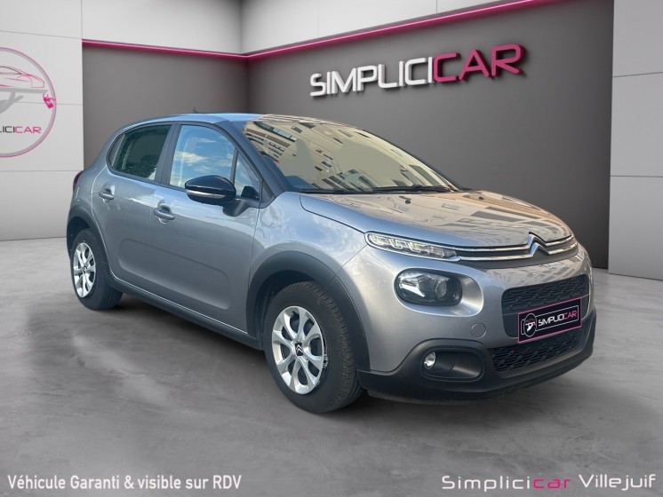 Citroen c3 c3 bluehdi 100 ss bvm5 shine, garantie 12 mois occasion simplicicar villejuif  simplicicar simplicibike france