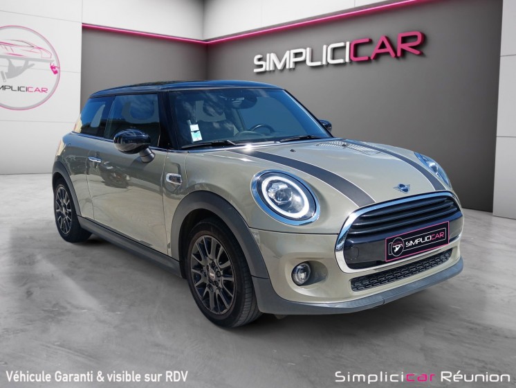 Mini hatch 3 portes f56 lci 1.5 cooper 136 ch bva7 edition greenwich / caméra de recul / toit ouvrant occasion réunion...