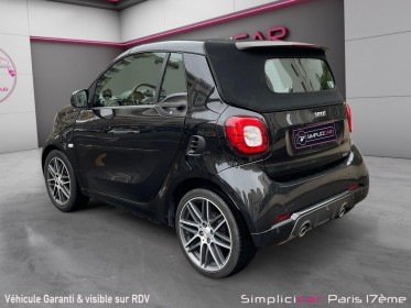 Smart fortwo coupe 0.9 109 ch ss ba6 brabus xclusive cabriolet garantie 12 mois occasion paris 17ème (75)(porte maillot)...