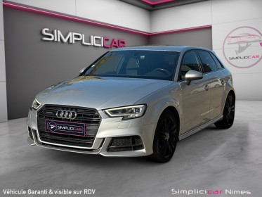 Audi a3 sportback quattro s-line 2.0 tdi 184 ch s tronic 7 - sièges élect - carplay - garantie 12 mois occasion simplicicar...
