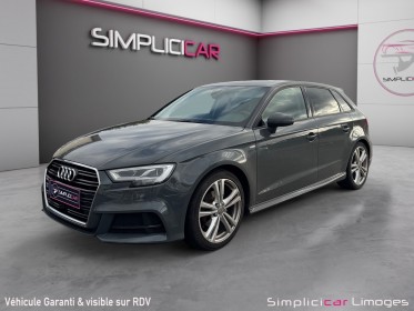 Audi a3 sportback 35 tfsi cod 150 s tronic 7 s line plus  attelage amovible garantie 12 mois occasion simplicicar limoges ...