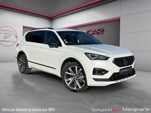 Seat tarraco 2.0 tdi 200 ch dsg7 4drive fr 7 places  rare  entretien seat - carplay - cam 360 - attelage - garantie 12 mois...