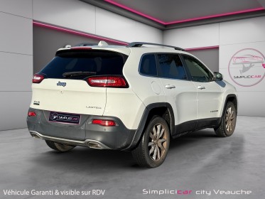 Jeep cherokee 2.2l multijet 200 active drive i bva limited 4x4 caméra arr / siège chauffants ventilé occasion simplicicar...