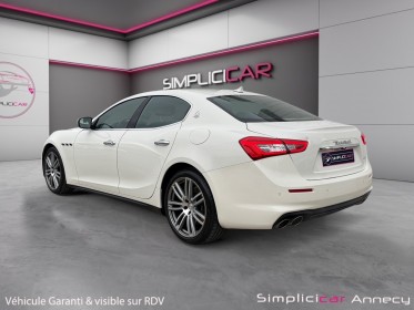 Maserati ghibli 3.0 v6 bi-turbo 350, 1ere main, francaise, entretien maserati, garantie 12 mois occasion simplicicar annecy...