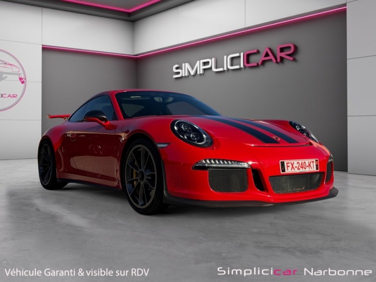 Porsche 911 gt3 3.8i gt3 pdk lift pack chrono suivi porsche occasion simplicicar narbonne simplicicar simplicibike france