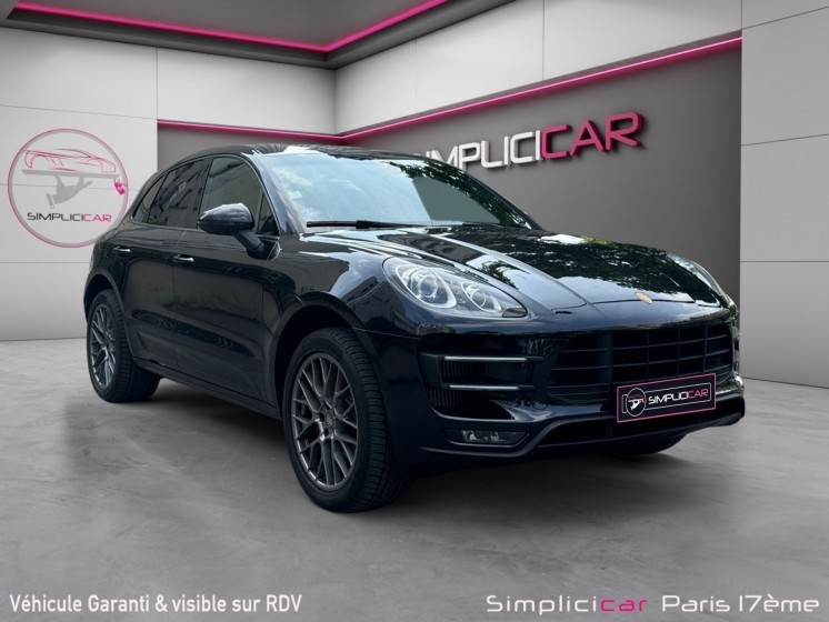Porsche macan turbo 3.6 v6 400 ch pdk garantie 12 mois occasion paris 17ème (75)(porte maillot) simplicicar simplicibike...