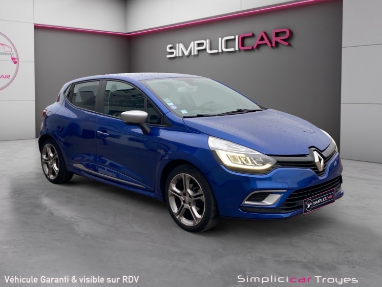 Renault clio iv tce 120 energy gt line caméra de recul sièges chauffants régulateur garantie 12 mois occasion barberey...
