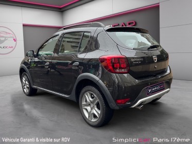 Dacia sandero tce 90 stepway / radar de recul / barres de toit / entretien renault / garantie 12 mois occasion paris 17ème...
