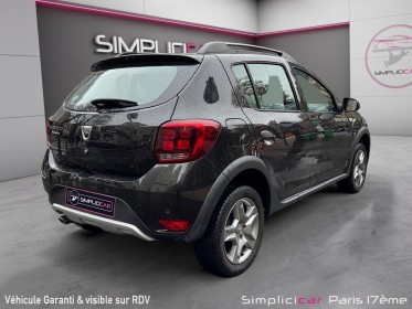 Dacia sandero tce 90 stepway / radar de recul / barres de toit / entretien renault / garantie 12 mois occasion paris 17ème...