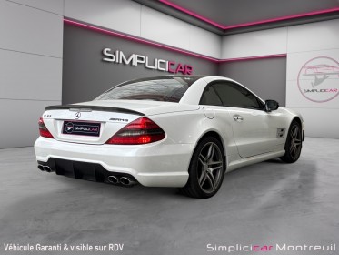 Mercedes classe sl roadster 63 amg française, full, historique mercedes occasion montreuil (porte de vincennes)(75)...