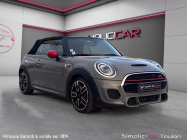 Mini cabriolet f57 cooper jcw 231 cv bva8 finition jcw exclusive design garantie 12 mois occasion simplicicar toulon est...