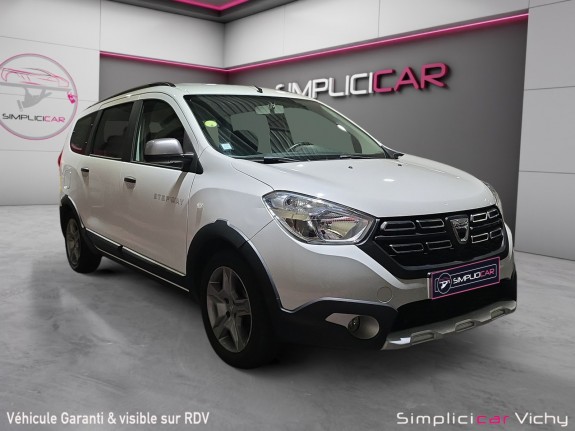 Dacia lodgy 1.5 l dci 110 ch 7 places stepway révisée garantie 12 mois occasion simplicicar vichy simplicicar simplicibike...