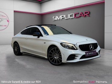 Mercedes classe c coupe 220d 9g-tronic amg line pack sport - toit ouvrant - burmester - attelage - caméra 360 - garantie...