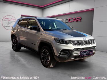 Jeep compass trailhawk 1.3 phev t4 240 ch 4xe eawd occasion cannes (06) simplicicar simplicibike france