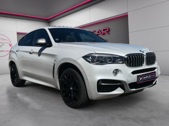 Bmw x6 f16 m50d x drive 6 cylindres 381ch toit ouvrant/caméra/carplay/attelage/ sièges electriques entretient bmw...